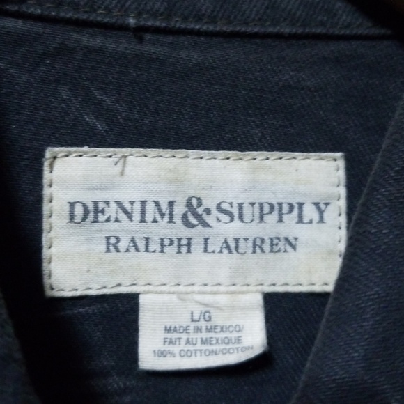 Denim and supply Distressed Jean jacket - Picture 3 of 4